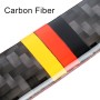 4 PCS Car Carbon Fiber + German Flag Pattern Door Lift Window Regulator Button Decorative Sticker for Mercedes-Benz C-Class