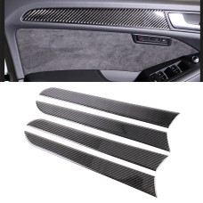 4 PCS Car Carbon Fiber Inner Door Panel Decorative Sticker for Audi A4L / A5 / Q5