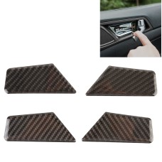 Carbon Fiber Car Door Switch Inner Door Bowl Panel Decorative Sticker for Hyundai Tucson