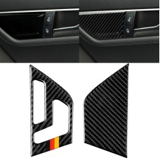 2 ПК, Немецкий флаг, автомобиль, углеродное волокно, декоративная наклейка для Mercedes-Benz W204 2007-2013