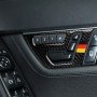 2 шт. Немецкий флаг автомобиль углеродного волокна Право приводной панели регулировки сиденья декоративная наклейка для Mercedes-Benz W204 2007-2013