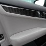 4 PCS Car Carbon Fiber Inner Door Panel Decorative Sticker for Mercedes-Benz W204 2007-2013