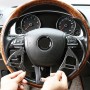 2 ПК, автомобиль, углеродное волокно, кнопка рулевого колеса декоративная наклейка для Volkswagen Touareg