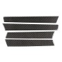 4 PCS Car Carbon Fiber Door Panel Decorative Sticker for Volkswagen Touareg