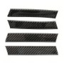 4 PCS Car Carbon Fiber Door Inner Handle Panel Decorative Sticker for Volkswagen Touareg