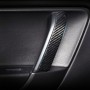 4 PCS Car Carbon Fiber Door Inner Handle Panel Decorative Sticker for Volkswagen Touareg