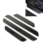 4 PCS Car Carbon Fiber Welcome Pedal Decorative Sticker for Volkswagen Touareg