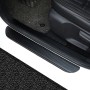 4 PCS Car Carbon Fiber Welcome Pedal Decorative Sticker for Volkswagen Touareg