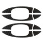 8 PCS Car Carbon Fiber Door Inner and Outer Handle Panel Decorative Sticker for Volkswagen Touareg