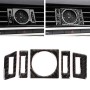 5 PCS Car Carbon Fiber Quartz Clock Decorative Sticker for Volkswagen New Magotan