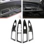 6 PCS Car Carbon Fiber Window Lift Panel ecorative Sticker for Ford New Mondeo