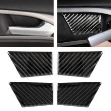 4 PCS Car Carbon Fiber Door Inner Handle Wrist Panel Decorative Sticker for Ford New Mondeo