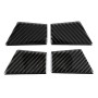 4 PCS Car Carbon Fiber Door Inner Handle Wrist Panel Decorative Sticker for Ford New Mondeo