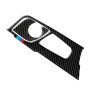 2 in 1 Car Tricolor Carbon Fiber Gear Position Panel Decorative Sticker for BMW 5 Series G38 528Li / 530Li / 540Li 2018, Left Drive