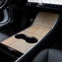 Центральная панель управления пленкой с царапиной ПВХ декоративная наклейка для Tesla Model 3 до 2021 года (древесина)