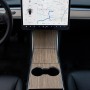 Центральная панель управления пленкой с царапиной ПВХ декоративная наклейка для Tesla Model 3 до 2021 года (древесина)
