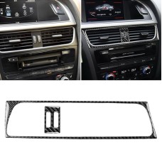 2 in 1 Car Carbon Fiber Air Conditioning Air Outlet Frame Decorative Sticker for Audi A4 B8 2009-2016 / A5 2008-2017 / Q5 2009-2017​, Left Drive