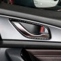 4 PCS Car Carbon Fiber Door Inner Handle Frame Decorative Sticker for Mazda Axela 2014 / 2017-2018