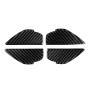 4 PCS Car Carbon Fiber Door Inner Handle Wrist Panel Decorative Sticker for Mazda Axela 2014 / 2017-2018