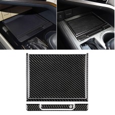 4 in 1 Car Carbon Fiber Storage Box Decorative Sticker for Toyota Eighth Generation Camry 2018-2019