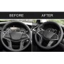 Углеродное рулевое колесо карбонового волокна декоративная наклейка для Cadillac XT5 2016-2017
