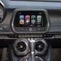 2 в 1 Car Углеродное волокно навигационная рама декоративная наклейка для Chevrolet Camaro 2017-2019
