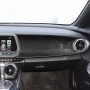3 in 1 Car Carbon Fiber Front Passenger Central Control Panel Decorative Sticker for Chevrolet Camaro 2017-2019, Left Drive