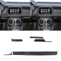 5 in 1 Car Carbon Fiber Central Console Decorative Sticker for Chevrolet Camaro 2017-2019, Left Drive