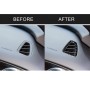 2 PCS Car Carbon Fiber Instrument Air Outlet Decorative Sticker for Chevrolet Camaro 2017-2019