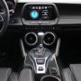 2 в 1 Car Carbon Carbon Fiber Central Control Gear Внешняя рама декоративная наклейка для Chevrolet Camaro 2017-2019