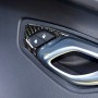 2 PCS Car Carbon Fiber Inner Door Lock Decorative Sticker for Chevrolet Camaro 2017-2019