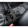 Carbon Fiber Car Water Cup Panel Decorative Sticker for Porsche Macan