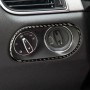 Carbon Fiber Car Headlight Switch Panel Decorative Sticker for Porsche Macan