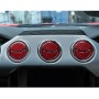 9 in 1 Car Carbon Fiber Central Air Outlet Frame Decorative Sticker for Ford Mustang