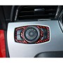 2 in 1 Car Carbon Fiber Headlight Switch Button Frame Decorative Sticker for Ford Mustang