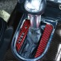 2 in 1 Car Carbon Fiber Gear Position Decorative Sticker for Ford Mustang