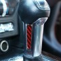 2 in 1 Car Carbon Fiber Gear Lever Decorative Sticker for Ford Mustang