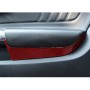 2 in 1 Car Carbon Fiber Door Panel Decorative Sticker for Ford Mustang