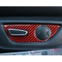 5 in 1 Car Carbon Fiber Seat Adjustment Button Decorative Sticker for Ford Mustang