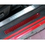 2 in 1 Car Carbon Fiber Welcome Pedal Inner Frame Decorative Sticker for Ford Mustang