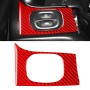 Carbon Fiber Car Headlight Switch Panel Sticker for Chevrolet Corvette C5 1998-2004, Left Drive(Red)