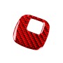 Carbon Fiber Car Key Panel Button Sticker for Chevrolet Corvette C5 1998-2004, Left Drive(Red)