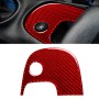 Carbon Fiber Car Lower Console Sticker for Chevrolet Corvette C5 1998-1999, Left Drive(Red)