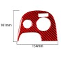 Carbon Fiber Car Traction Control Sticker for Chevrolet Corvette C5 1998-1999, Left Drive (Red)