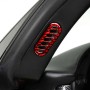 2 in 1 Car Carbon Fiber Sides Door A-pillar Air Outlet Sticker for Chevrolet Corvette C5 1998-2004, Left Drive(Red)