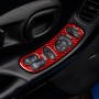2 в 1 1-й вагонный панель панели панели сиденья памяти для карбонового волокна для Chevrolet Corvette C5 1998-2004, левый привод (красный)