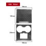 For Tesla Model 3 2017-2022 / Model Y 2000- Car Carbon Fiber Central Control Decorative Sticker (Black)