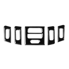 For BMW 3 Series E90/E92/E93 2005-2012 5pcs High Profile Car Air conditioner Air Outlet Decorative Sticker, Left and Right Drive Universal