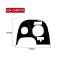 For Chevrolet Corvette C5 2000-2004 Car Lower Console B with Traction Control Decorative Sticker, Left Drive