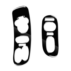 For Chevrolet Corvette C5 1998-2004 2 in 1 Car Door Control Panel Decorative Sticker, Left Drive